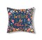 "Together Is The Best Place to Be" Flowers Indoor/Outdoor Accent Pillow 18" x 18"